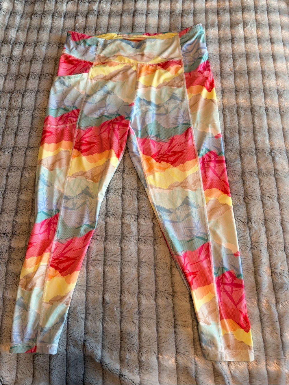 Pro Player Multicolor Workout Leggings 1X